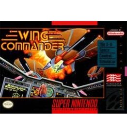 Super Nintendo Wing Commander (Cart Only, Missing Back Label, Damaged Cartridge)