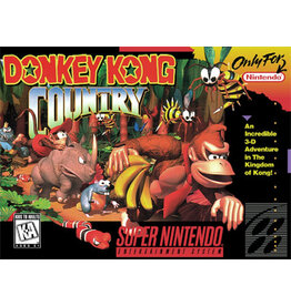 Super Nintendo Donkey Kong Country (Cart Only, Cosmetic Damage)