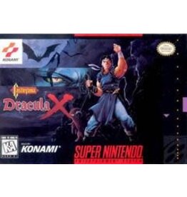 Super Nintendo Castlevania Dracula X (Cart Only, Damaged Label)