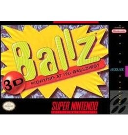 Super Nintendo Ballz 3D (Cart Only, Damaged Back Label)