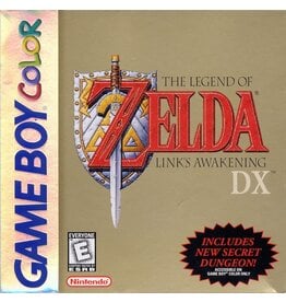 Game Boy Color Zelda Link's Awakening DX (CiB, Damaged Box and Manual, Damaged Label)