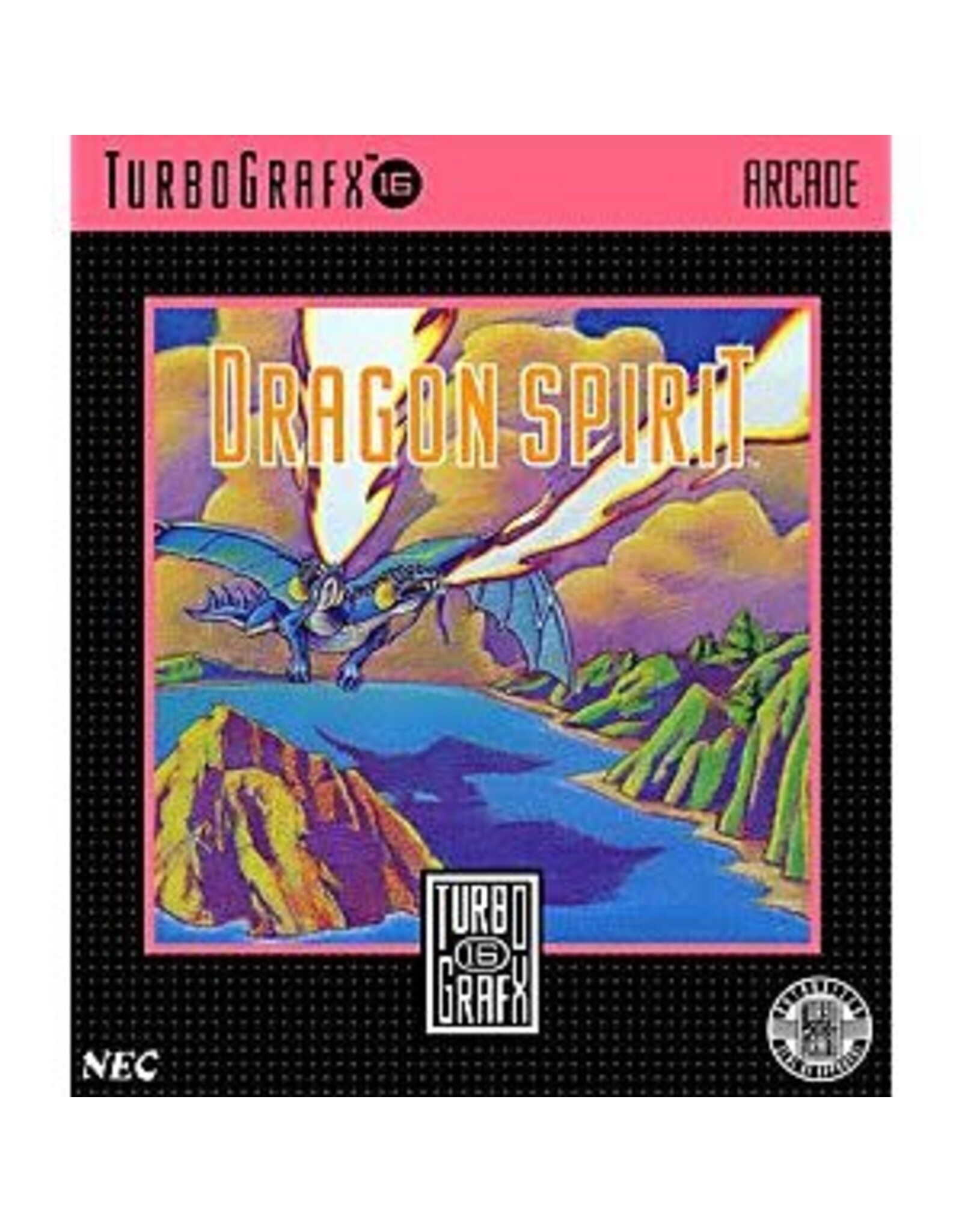 Turbografx 16 Dragon Spirit (Jewel Case, Game and Manual)
