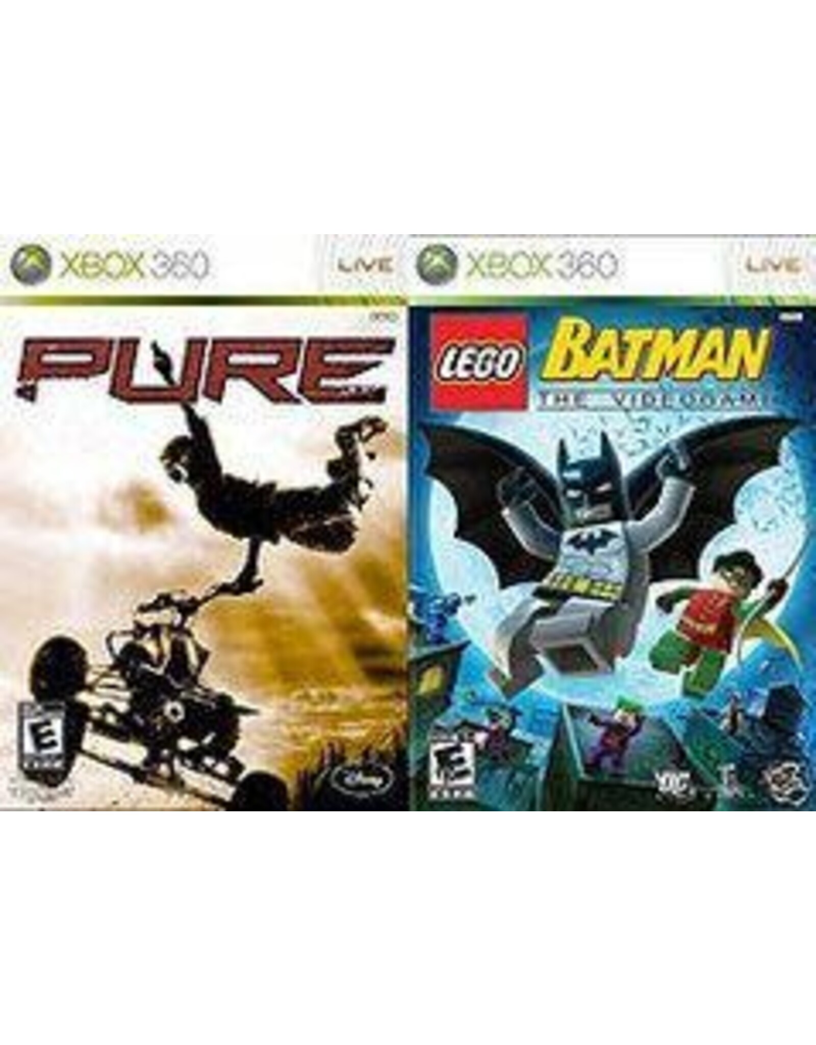 Xbox 360 LEGO Batman & Pure Double Pack (CiB)