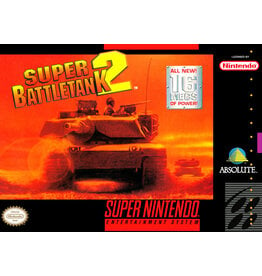 Super Nintendo Super Battletank 2 (CiB, Damaged Box and Manual, Includes Poster!)