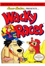 NES Wacky Races (Cart and Manual. Damaged Cart Label and Manual)