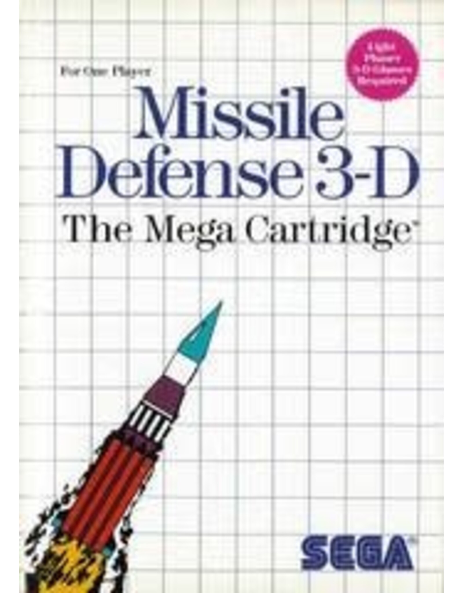 Sega Master System Missile Defense 3D (CiB)