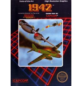 NES 1942 (Cart Only, Damaged Cart)