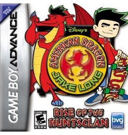 Game Boy Advance American Dragon Jake Long Rise of the Huntsclan (Cart Only, Damaged Label)