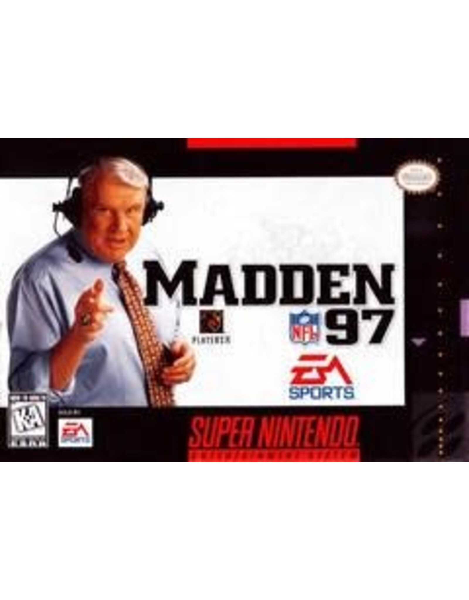 Super Nintendo Madden NFL 97 (Cart Only, Damaged Label)