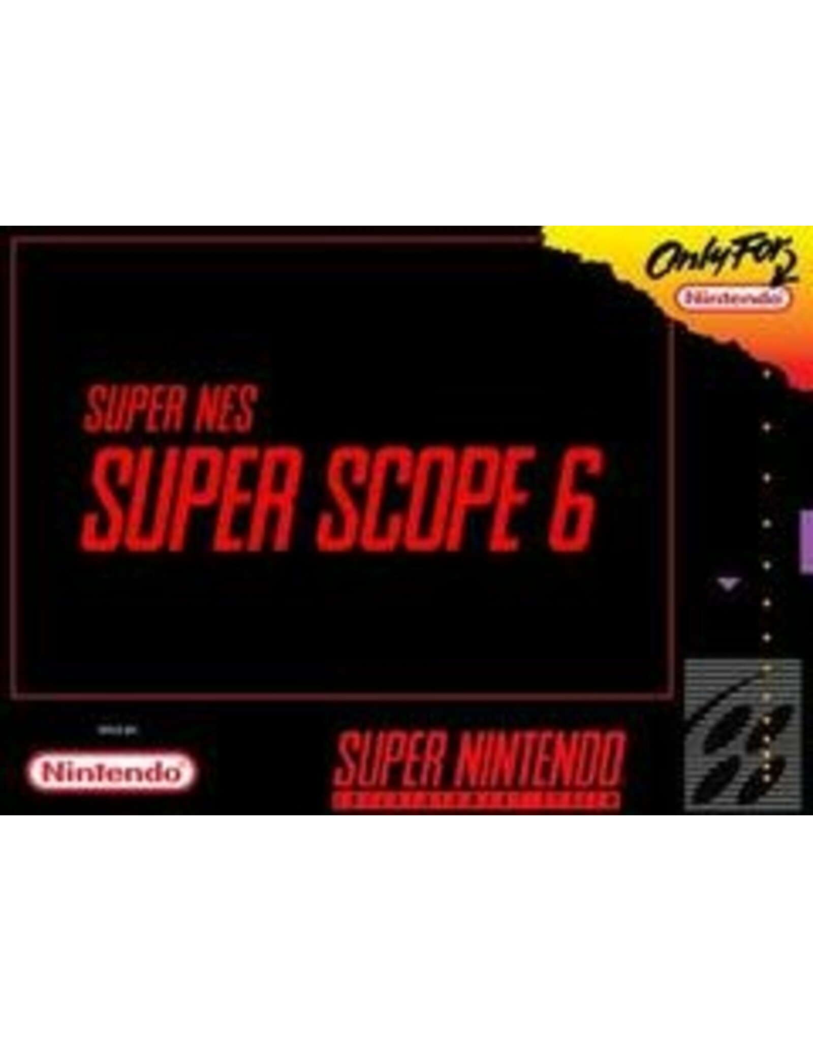 Super Nintendo Super Scope 6 (Used, Cart Only, Cosmetic Damage)