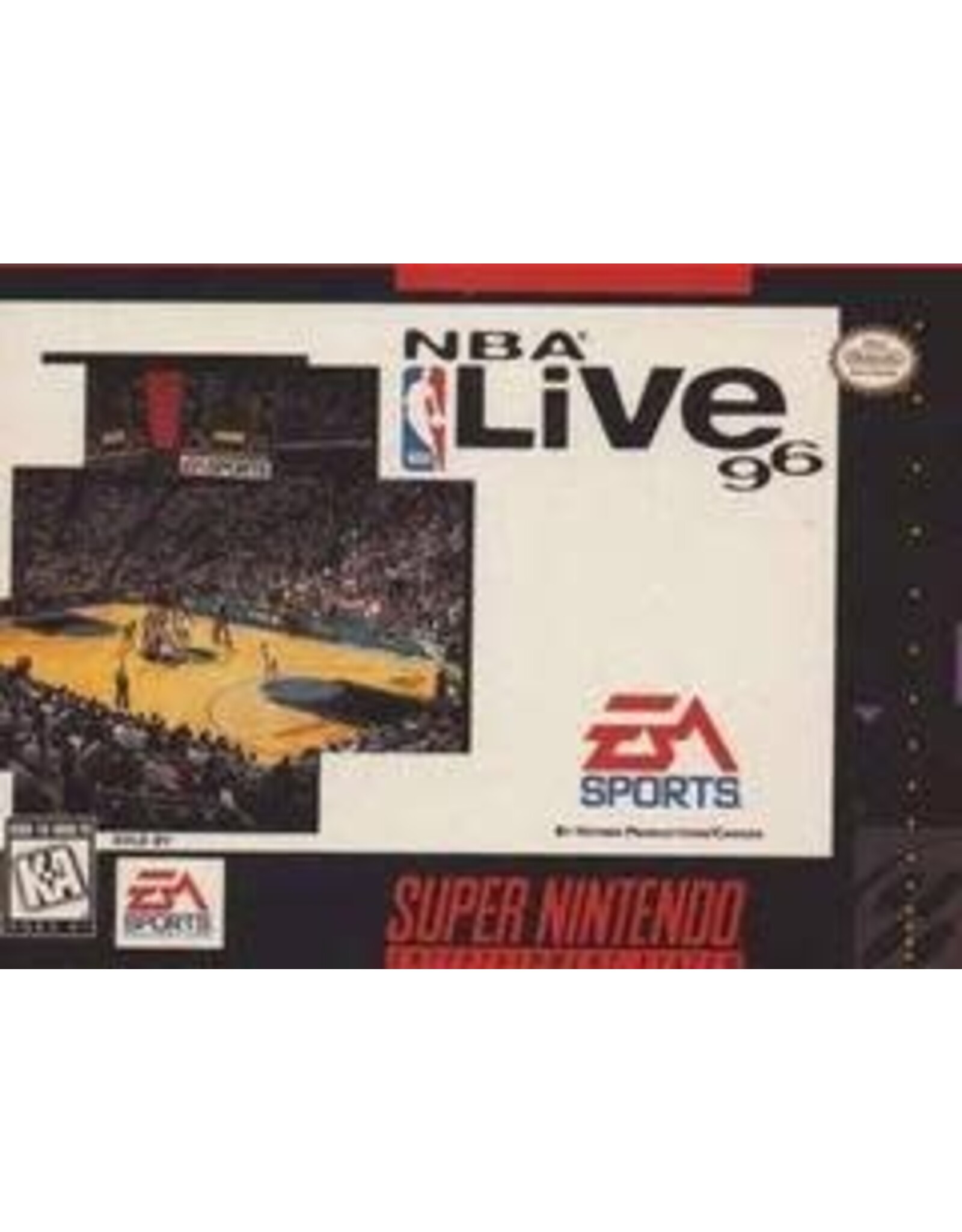 Super Nintendo NBA Live 96 (Cart Only, Damaged Back Label)