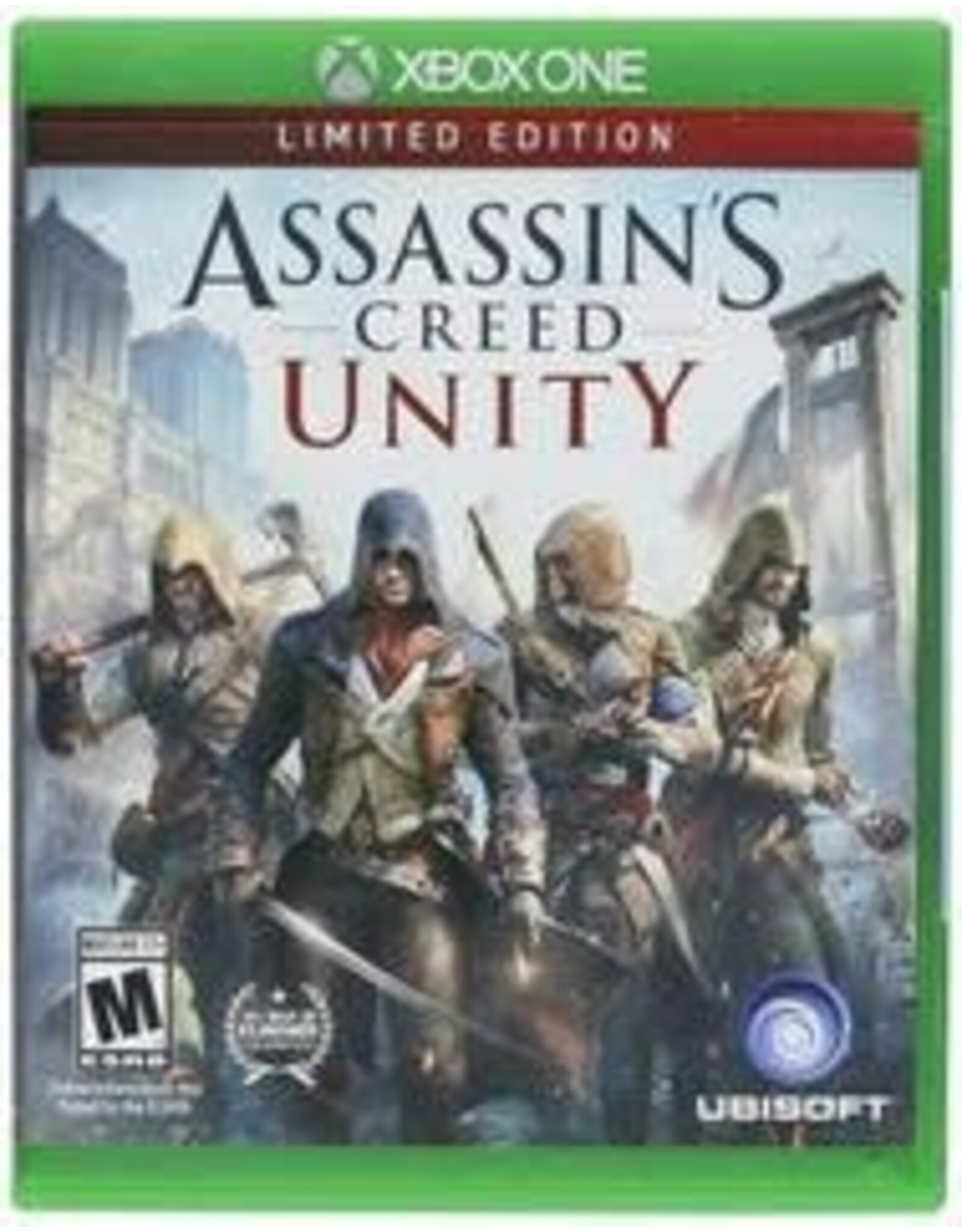 Xbox One Assassin's Creed Unity Limited Edition - NO DLC (Used)