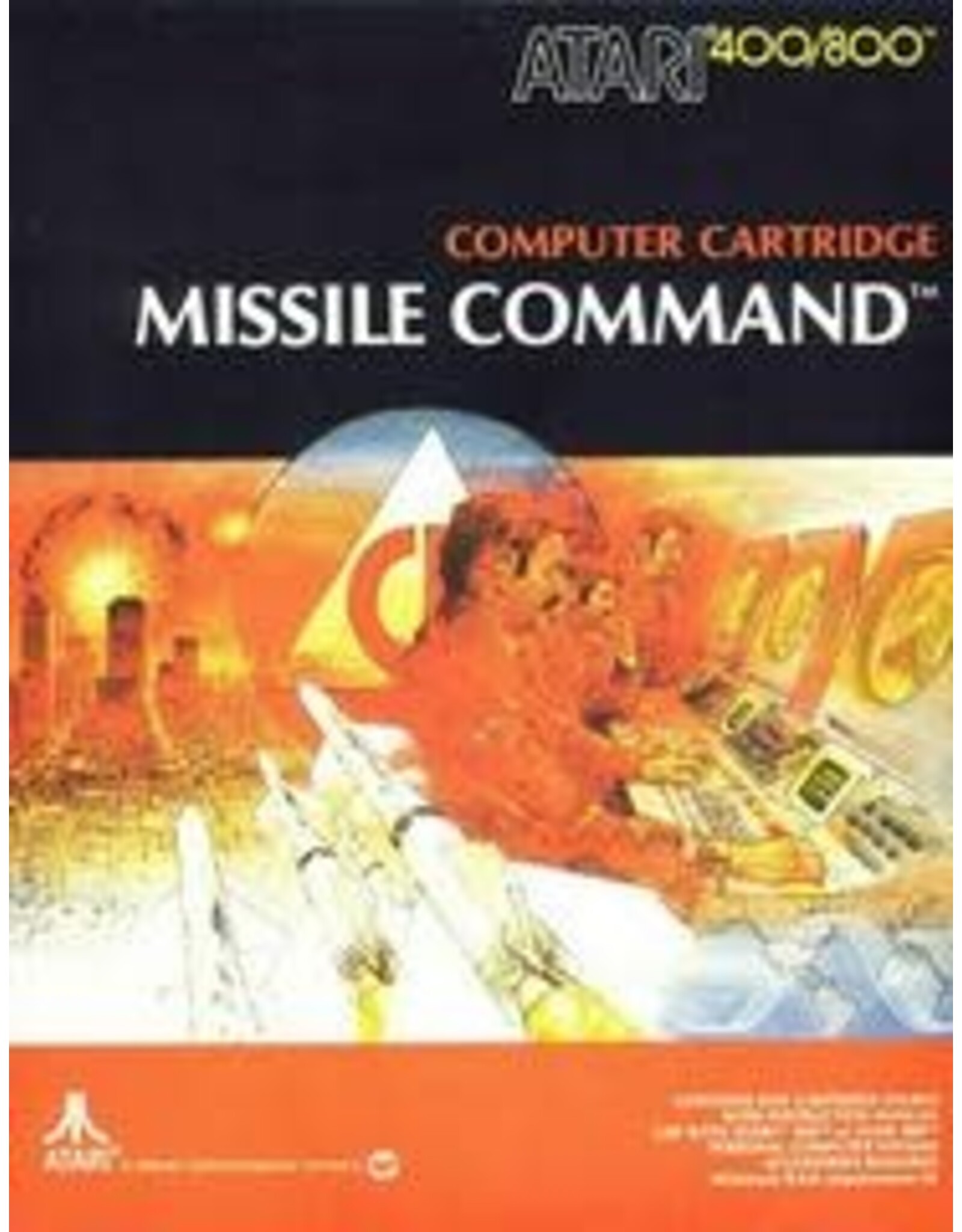 Atari 400 Missile Command (Cart Only)