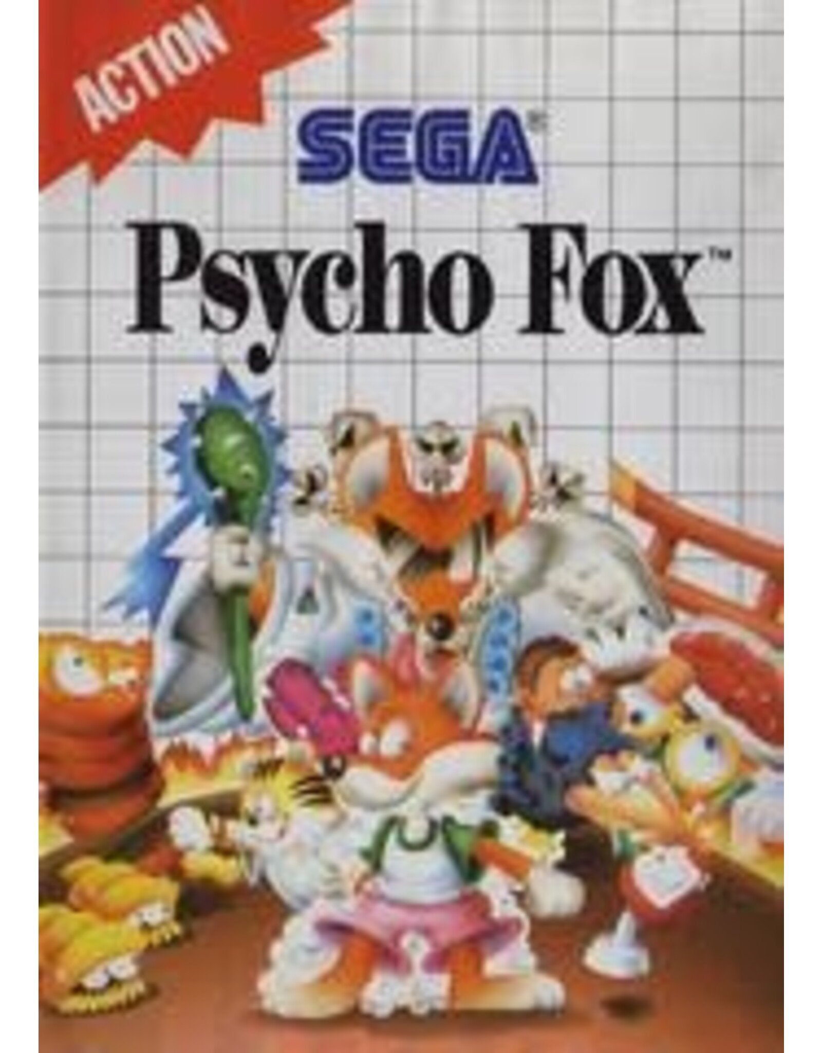 Sega Master System Psycho Fox (Cart Only)