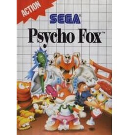 Sega Master System Psycho Fox (Cart Only, Damaged Label)