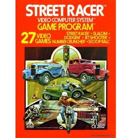 Atari 2600 Street Racer (Cart Only, Damaged Label)