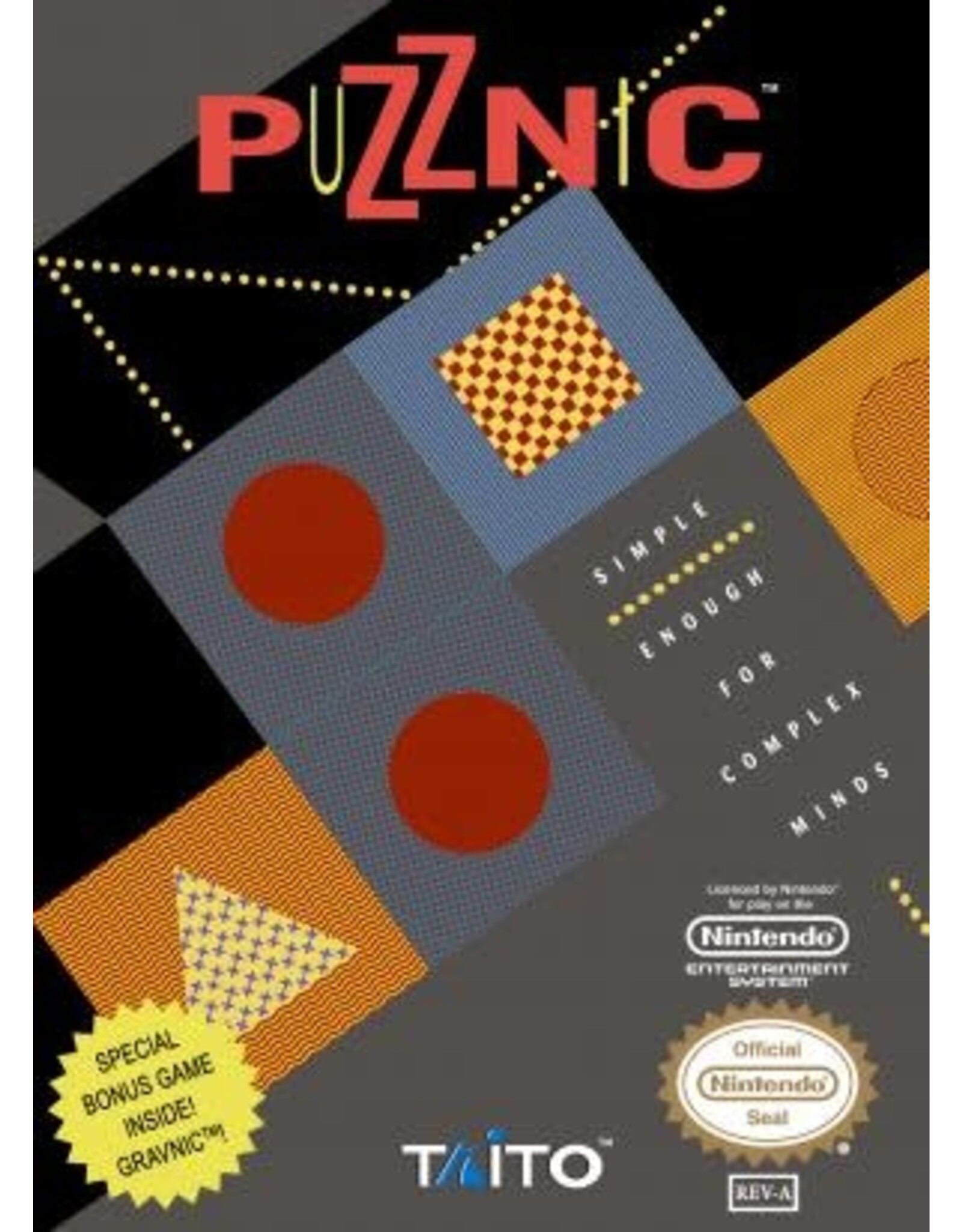 NES Puzznic (Cart Only)