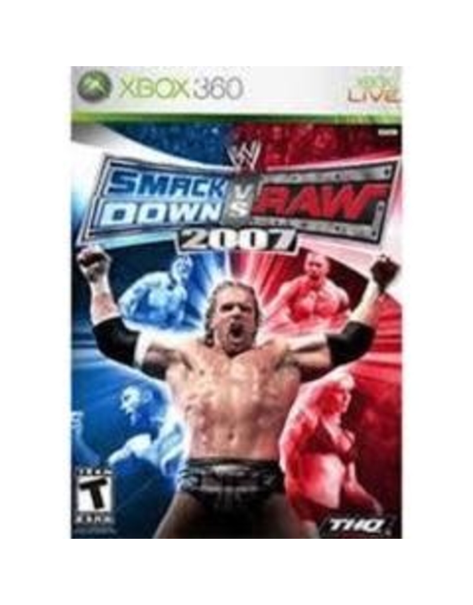 Xbox 360 WWE Smackdown vs. Raw 2007 (CiB, Water Damage Sleeve)