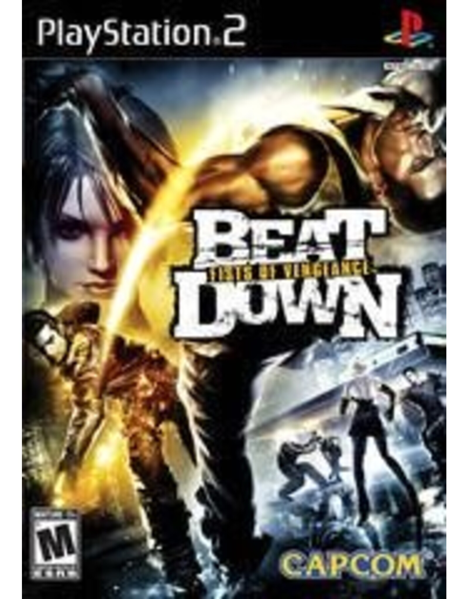Playstation 2 Beat Down Fists of Vengeance (CiB, Damaged Sleeve)