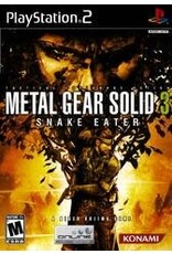 Playstation 2 Metal Gear Solid 3 Snake Eater (Brand New, Lightly Damaged Shrinkwrap)
