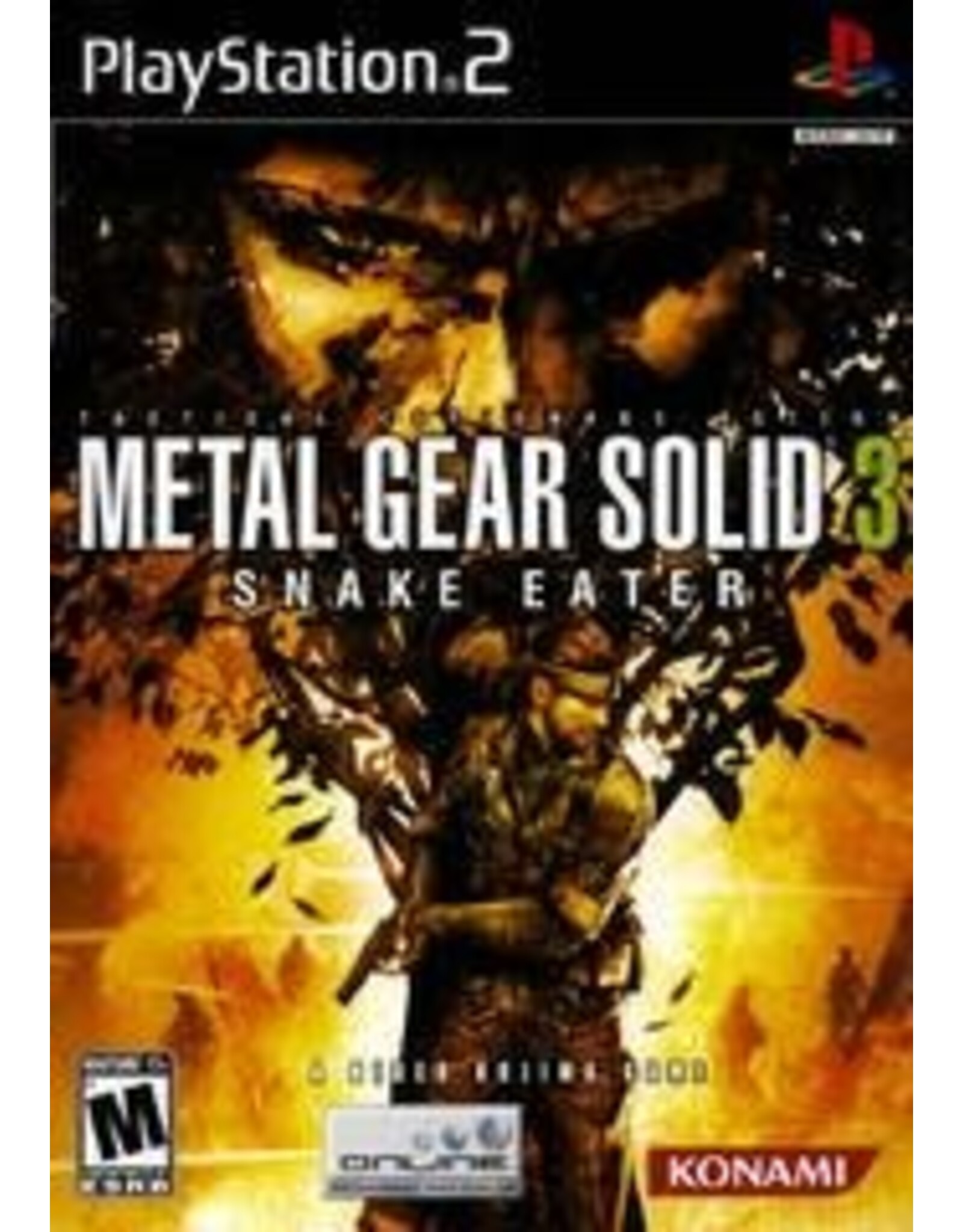 Playstation 2 Metal Gear Solid 3 Snake Eater (Brand New, Lightly Damaged Shrinkwrap)