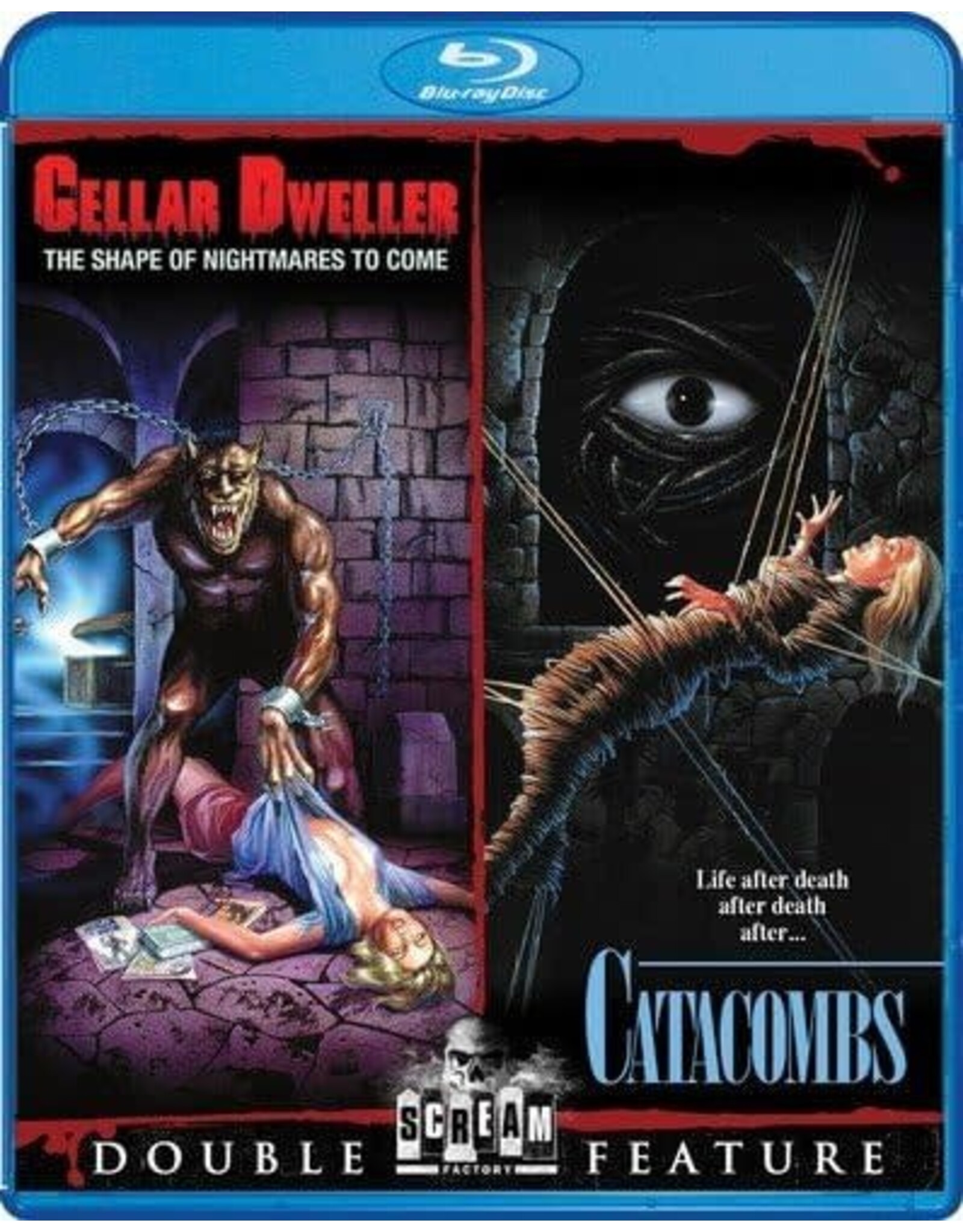 Horror Cellar Dweller / Catacombs Double Feature - Scream Factory (Brand New)