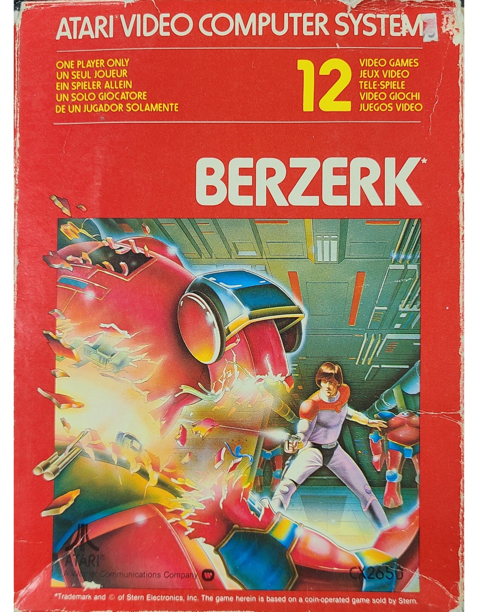 Atari 2600 Berzerk (No-Comic Edition, CiB)