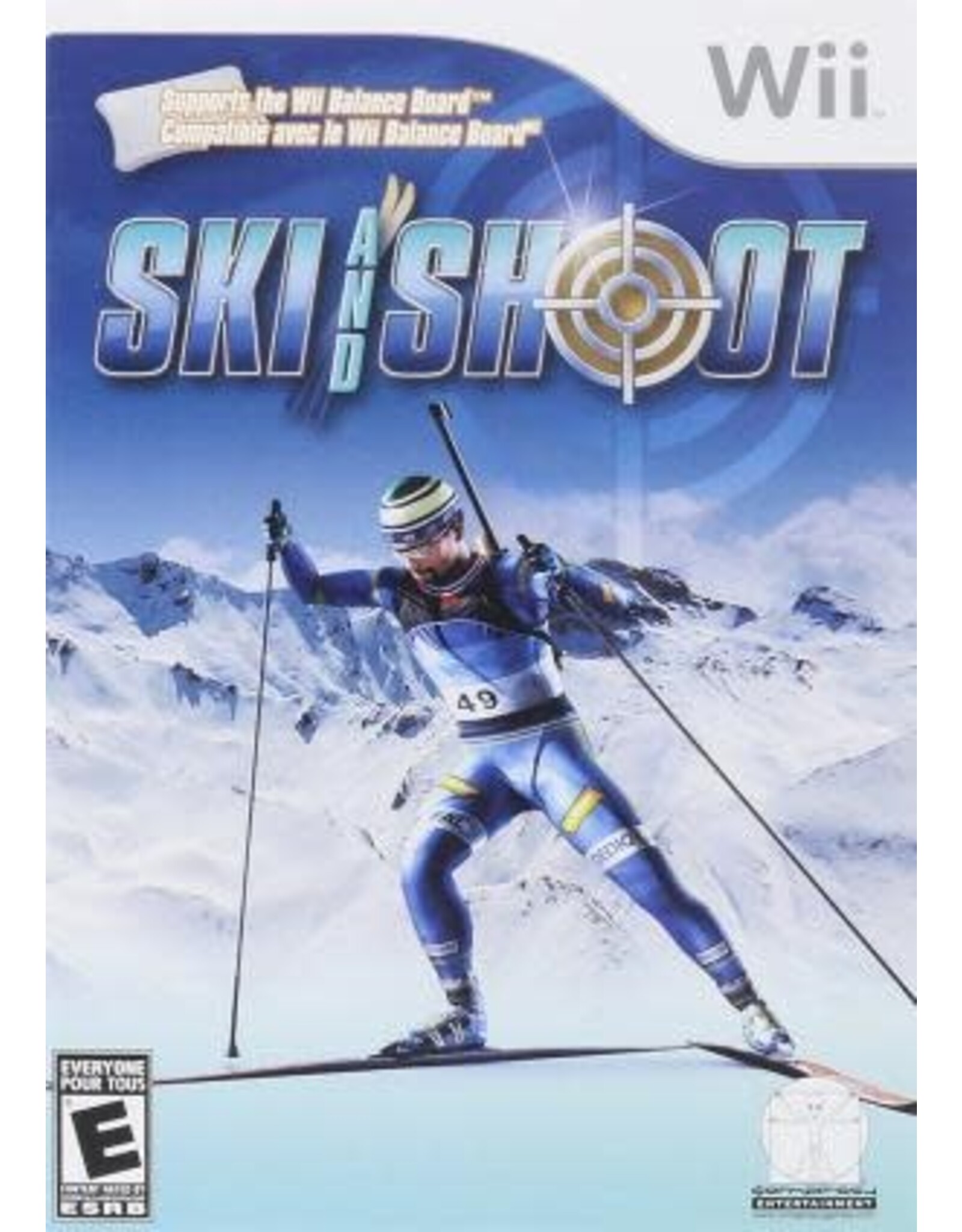 Wii Ski and Shoot (CiB, Damaged Sleeve)