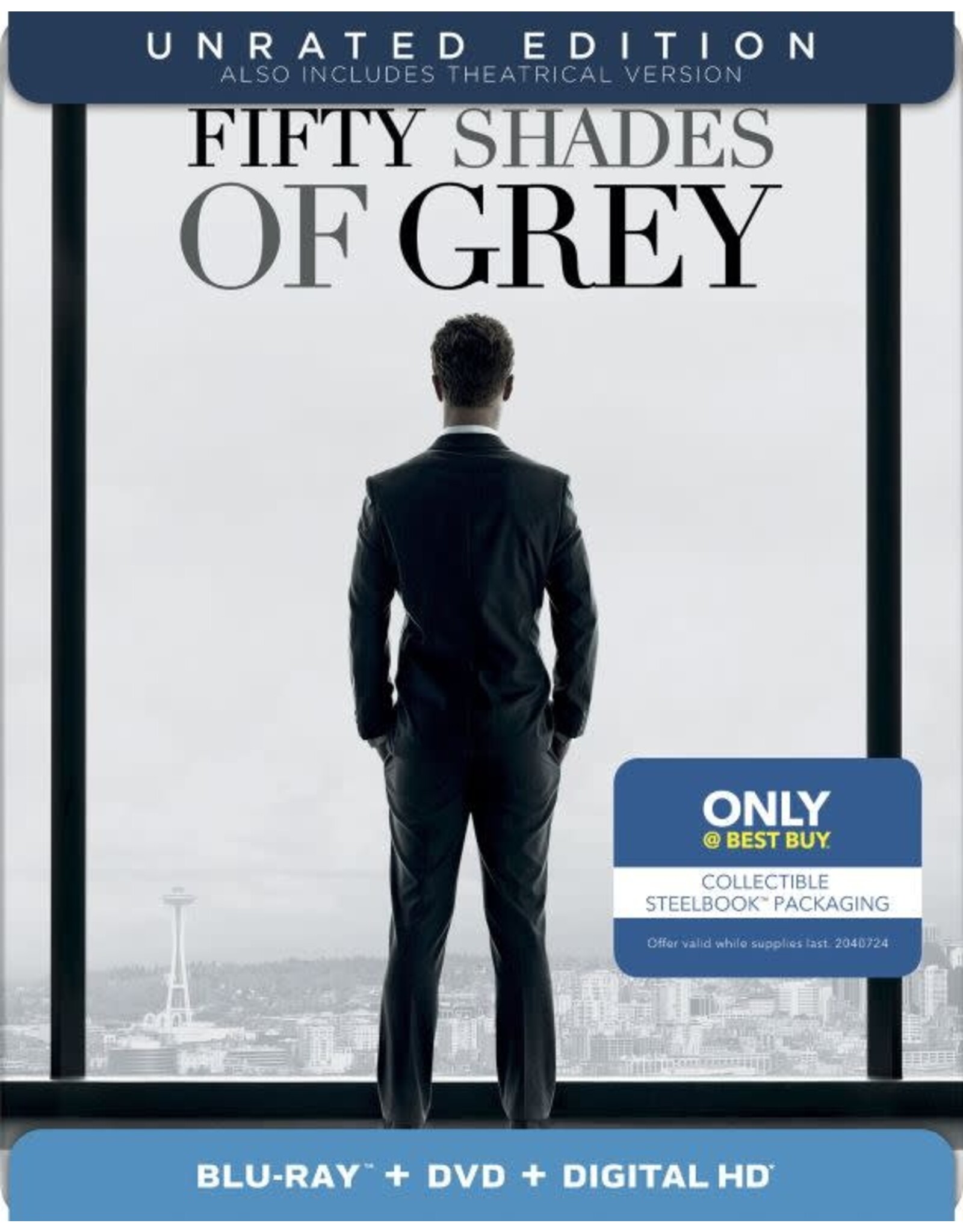 Cult & Cool Fifty Shades of Grey Limited Edition Steelbook (Brand New)