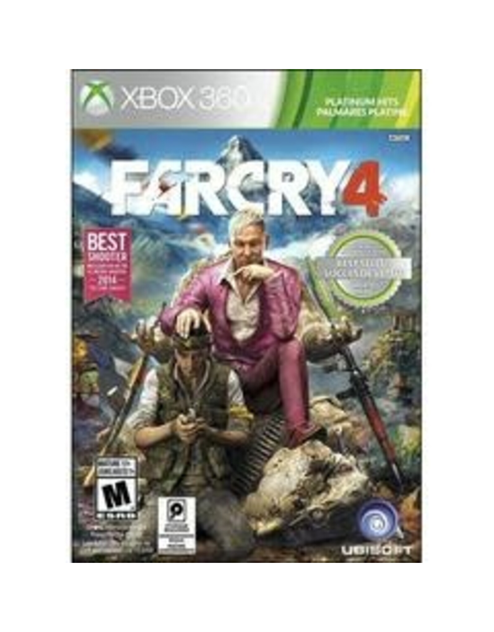 Xbox 360 Far Cry 4 (Platinum Hits, No Manual)