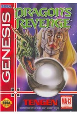 Sega Genesis Dragon's Revenge (Boxed, No Manual, Damaged Sleeve)