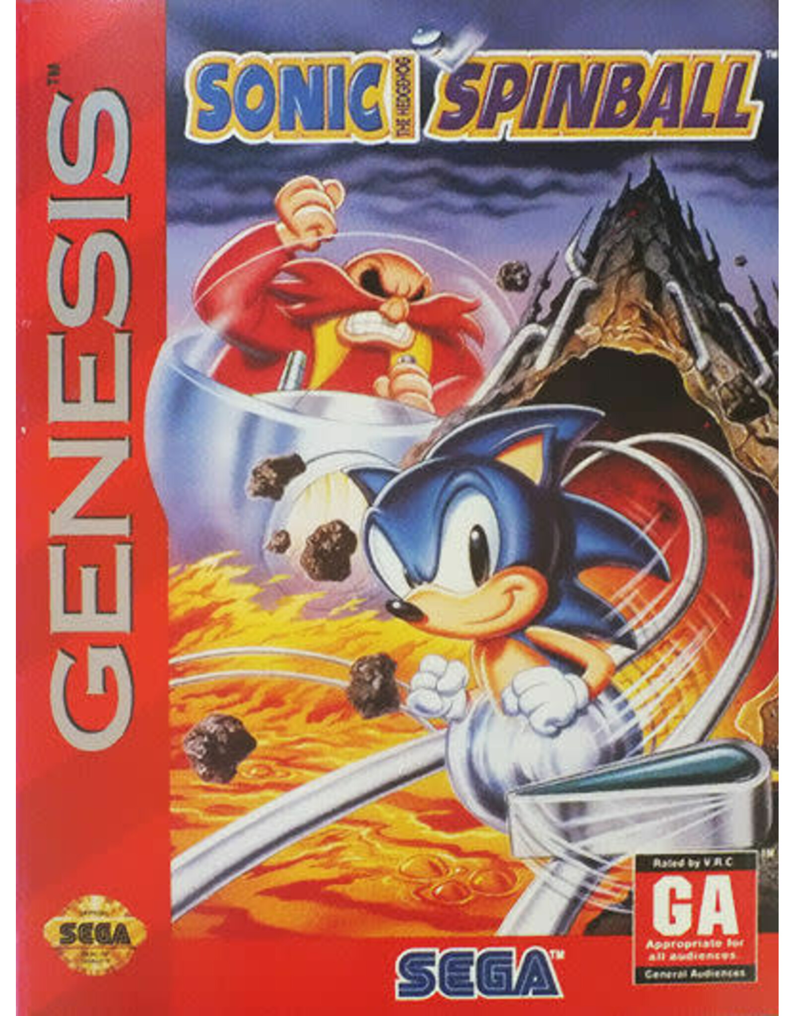 Sega Genesis Sonic Spinball (CiB)