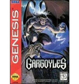Sega Genesis Gargoyles (Cardboard Box, Boxed, No Manual)
