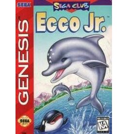 Sega Genesis Ecco Jr (Cart Only, Damaged Label)
