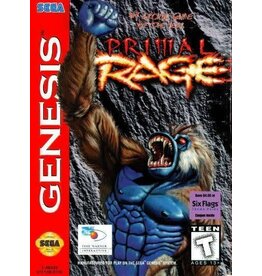 Sega Genesis Primal Rage (Cart Only, Damaged Label)