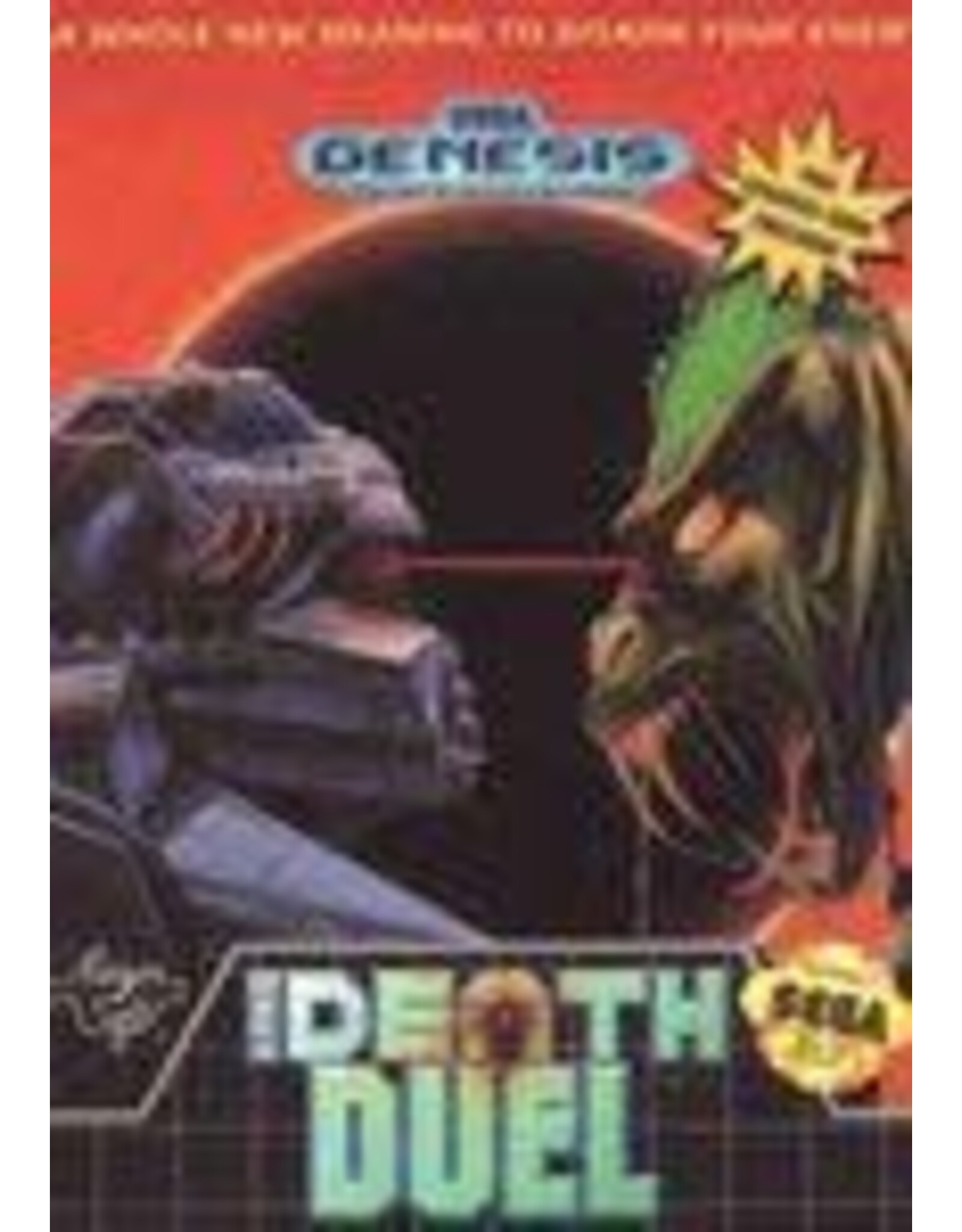 Sega Genesis Death Duel (Cart Only, Damaged Label)