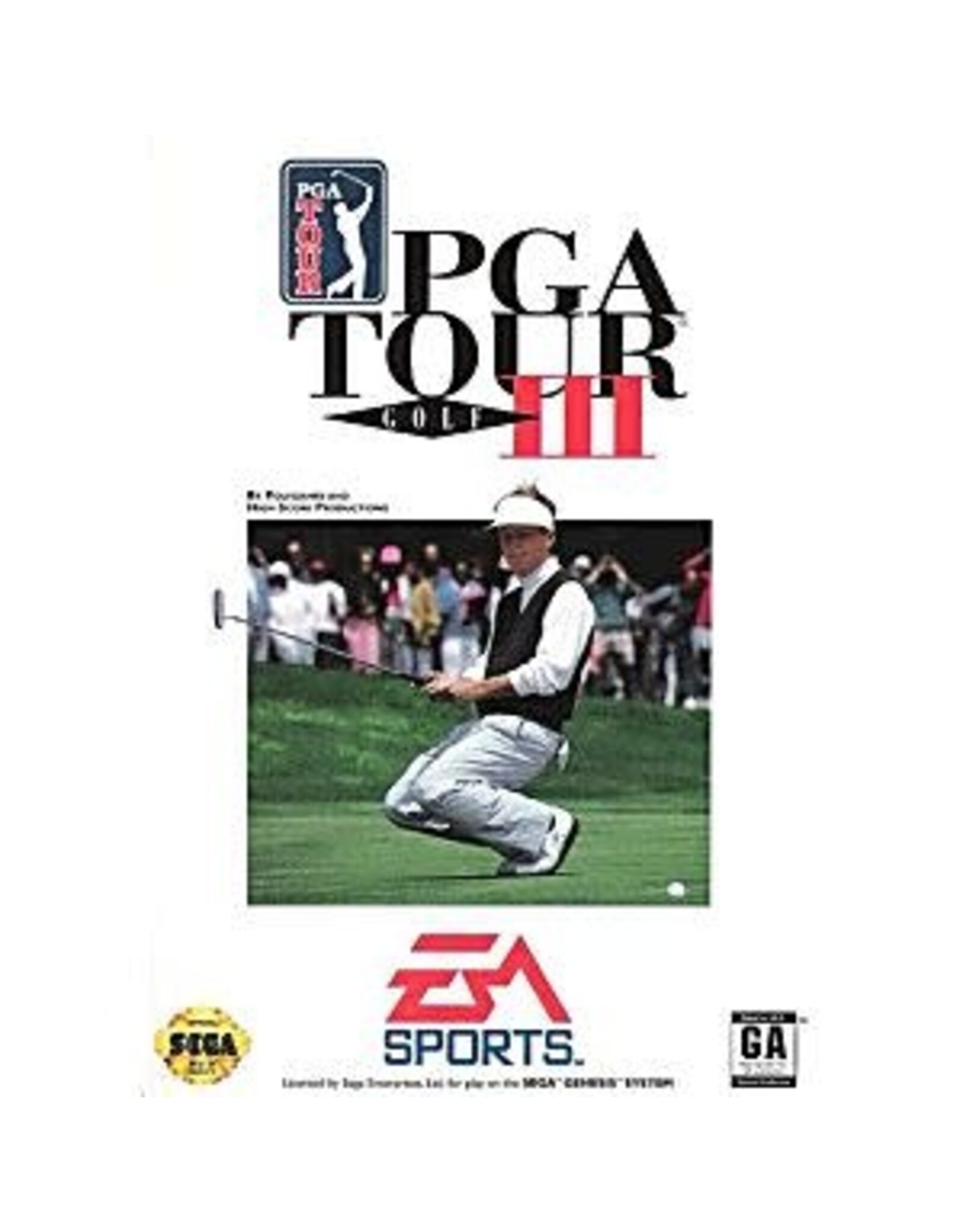 Sega Genesis PGA Tour Golf III (Cart Only)