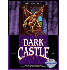 Sega Genesis Dark Castle (Cart Only, Damaged Label)
