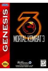Sega Genesis Mortal Kombat 3 (Cart Only, Damaged Label)