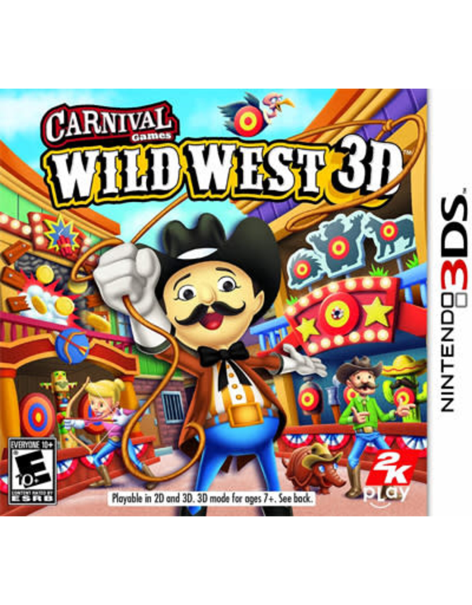 Nintendo 3DS Carnival Games Wild West 3D (CiB, Damaged Sleeve)