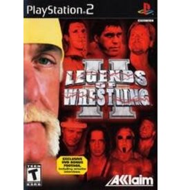 Playstation 2 Legends of Wrestling II (No Manual, Sticker on Disc)