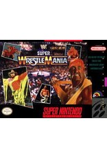 Super Nintendo WWF Super Wrestlemania (CiB, Damaged Box and Manual)