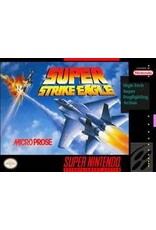 Super Nintendo Super Strike Eagle (CiB, Damaged Box, Includes Poster!)