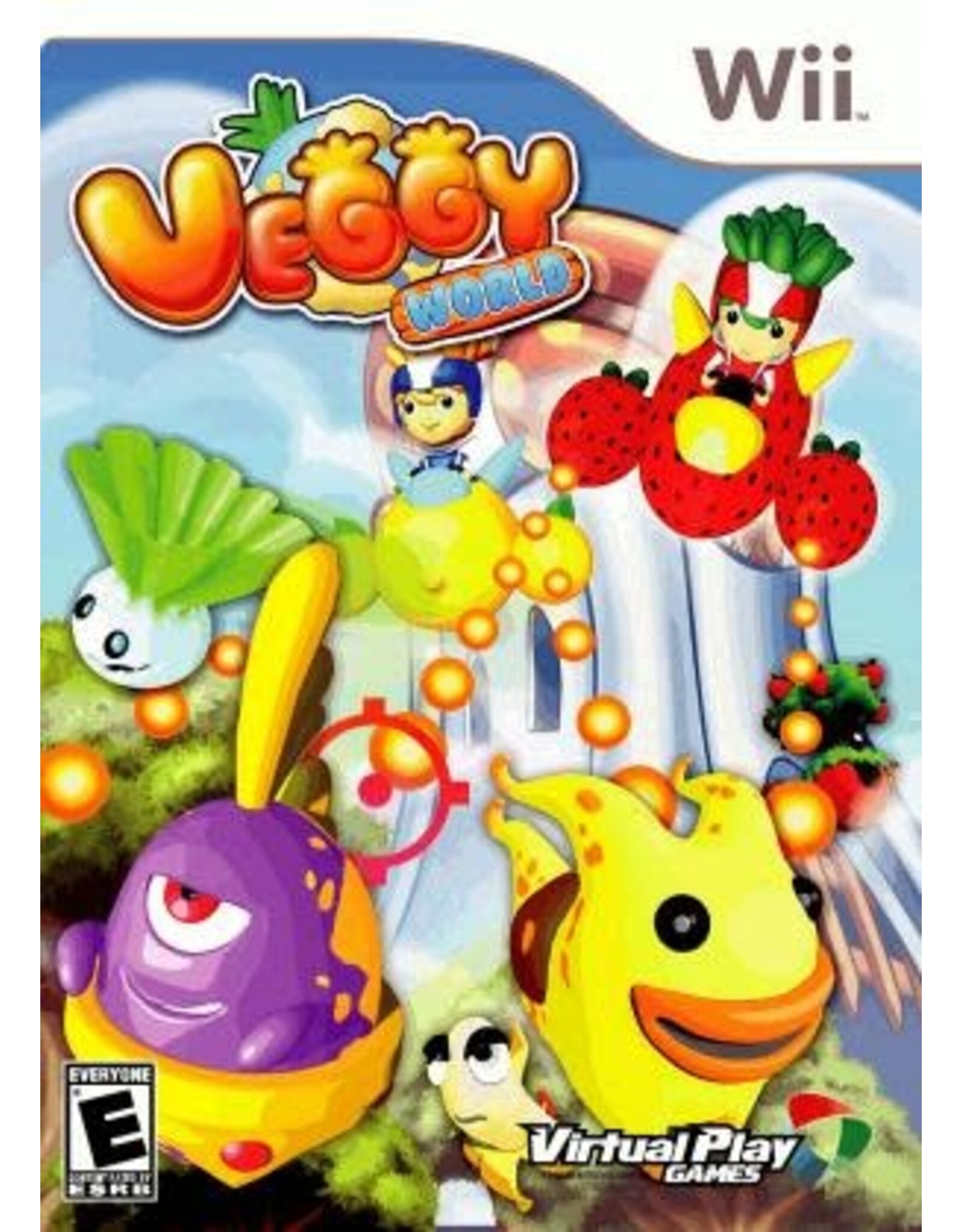 Wii Veggy World (Used, Cosmetic Damage)