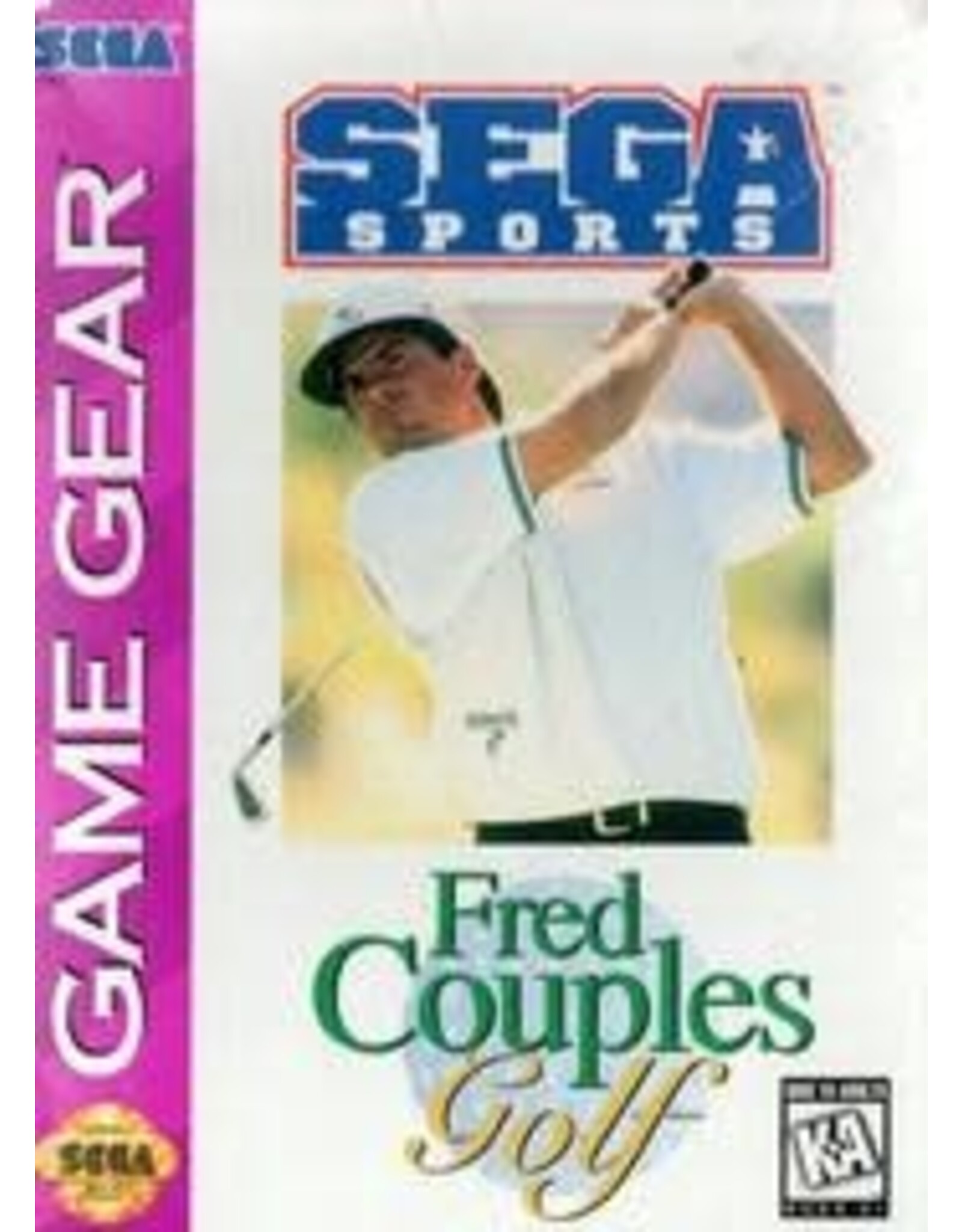 Sega Game Gear Fred Couples Golf (Cart Only, Damaged Label)