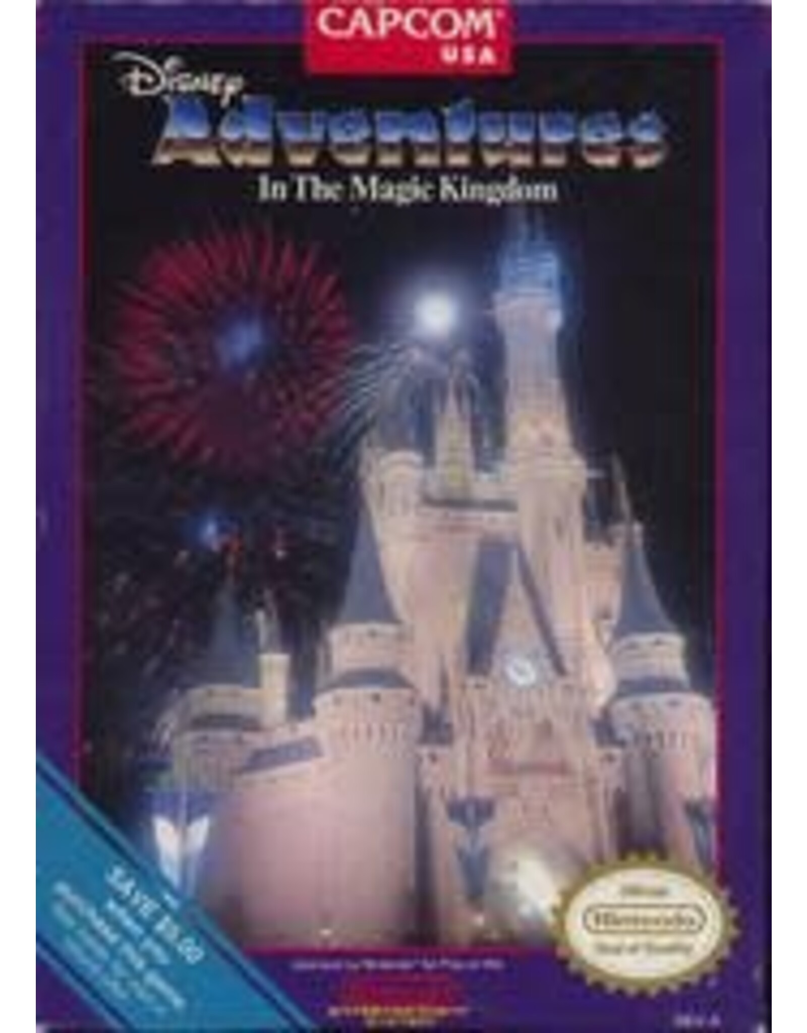 NES Adventures in the Magic Kingdom (CiB, Damaged Box and Manual)