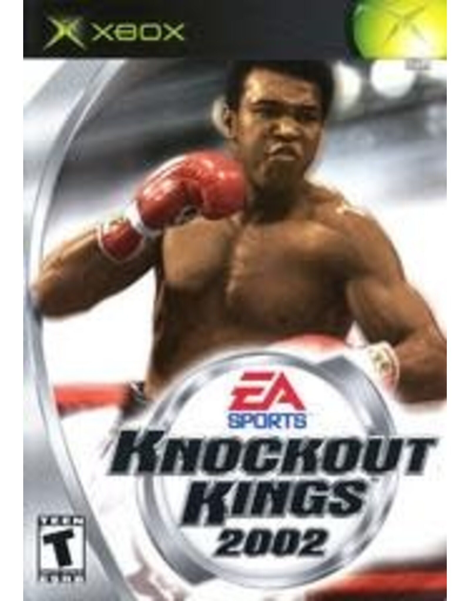 Xbox Knockout Kings 2002 (CiB, Water Damaged Back Sleeve)