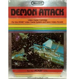 Atari 2600 Demon Attack (Picture Label, CiB, Rough Box, Manual & Cartridge)