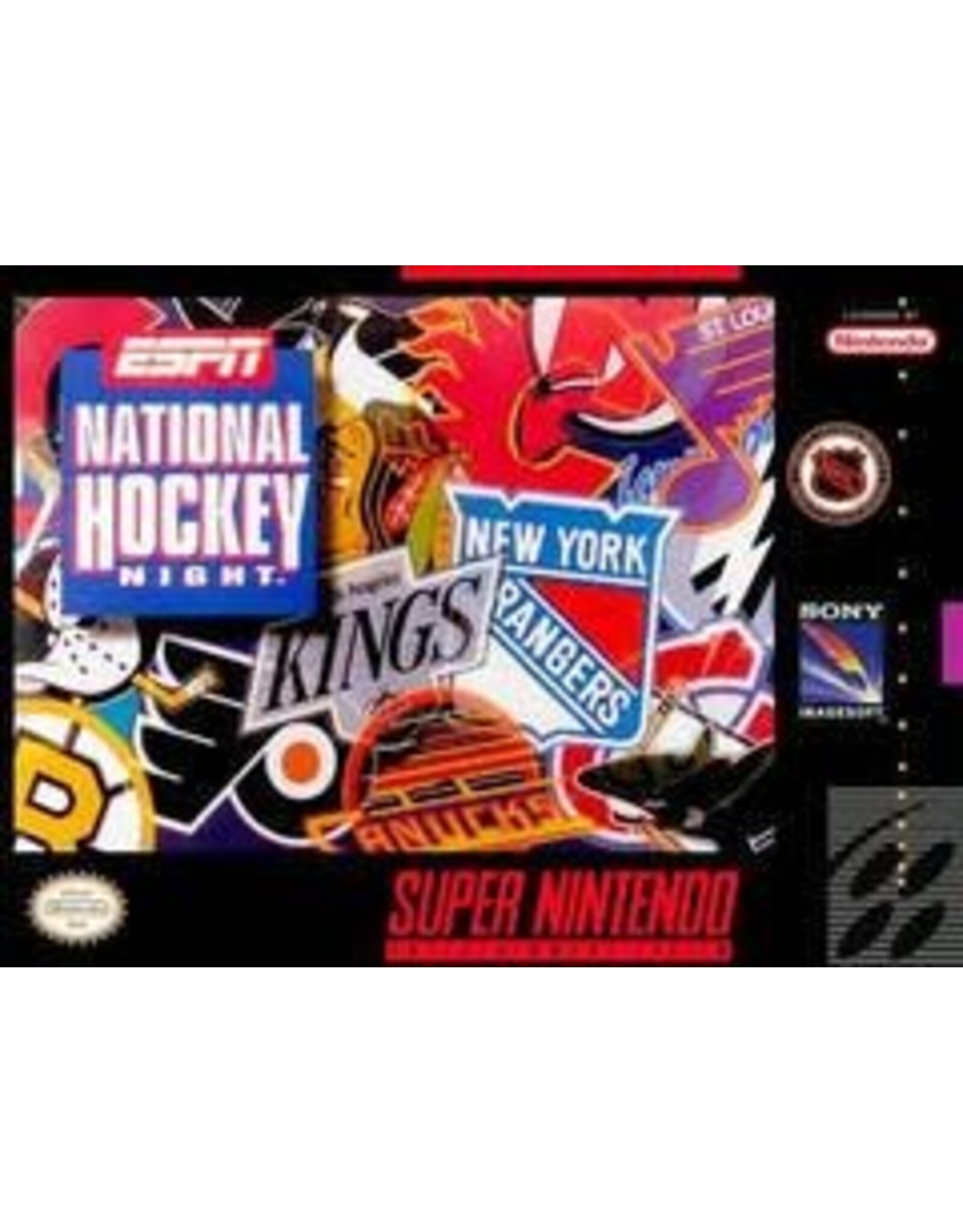 Super Nintendo ESPN National Hockey Night (Cart Only)
