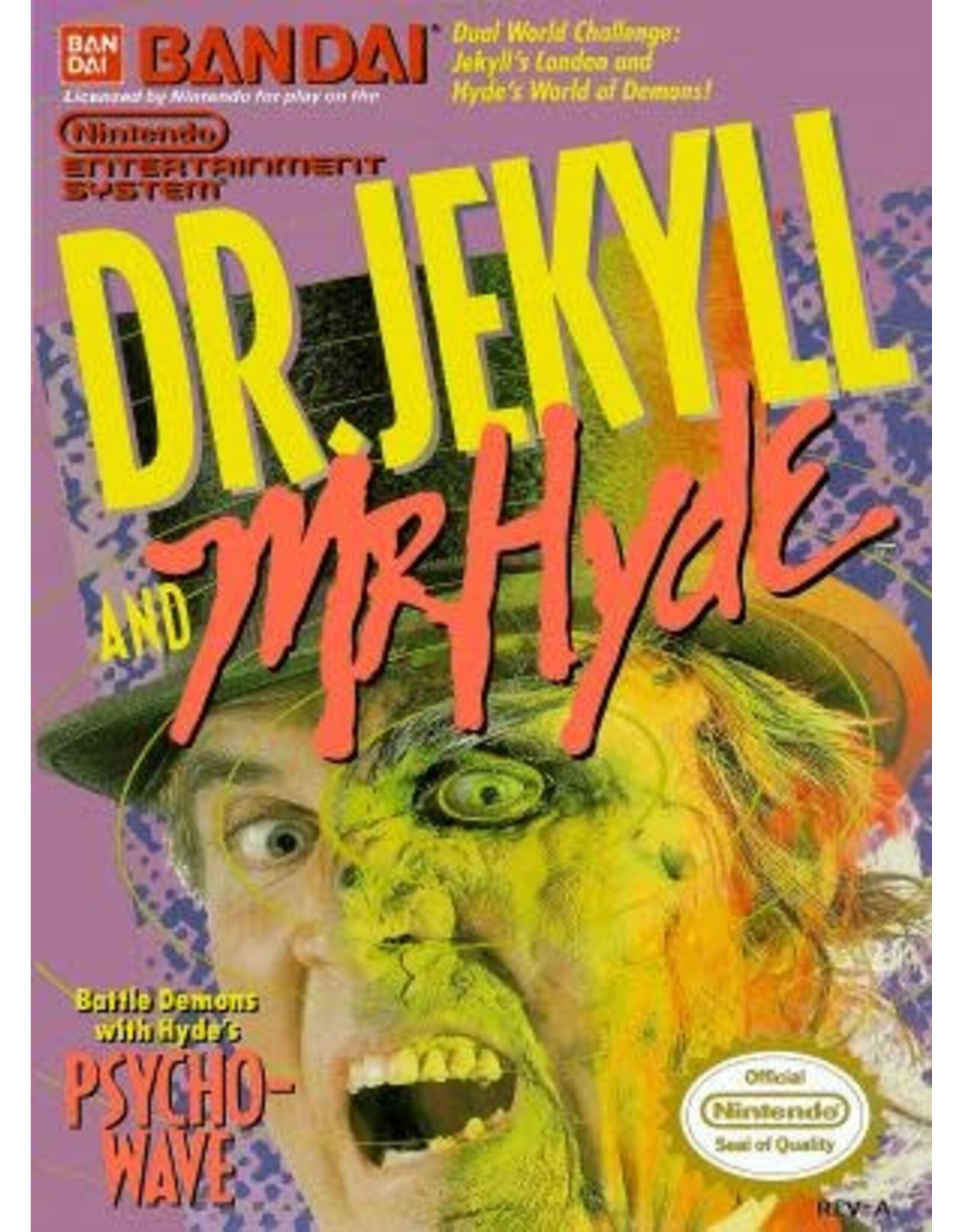 NES Dr. Jekyll and Mr. Hyde (Boxed, No Manual, Water Damaged Box)